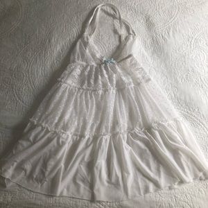 White Gilligan & O’Malley Lace Nightgown XS